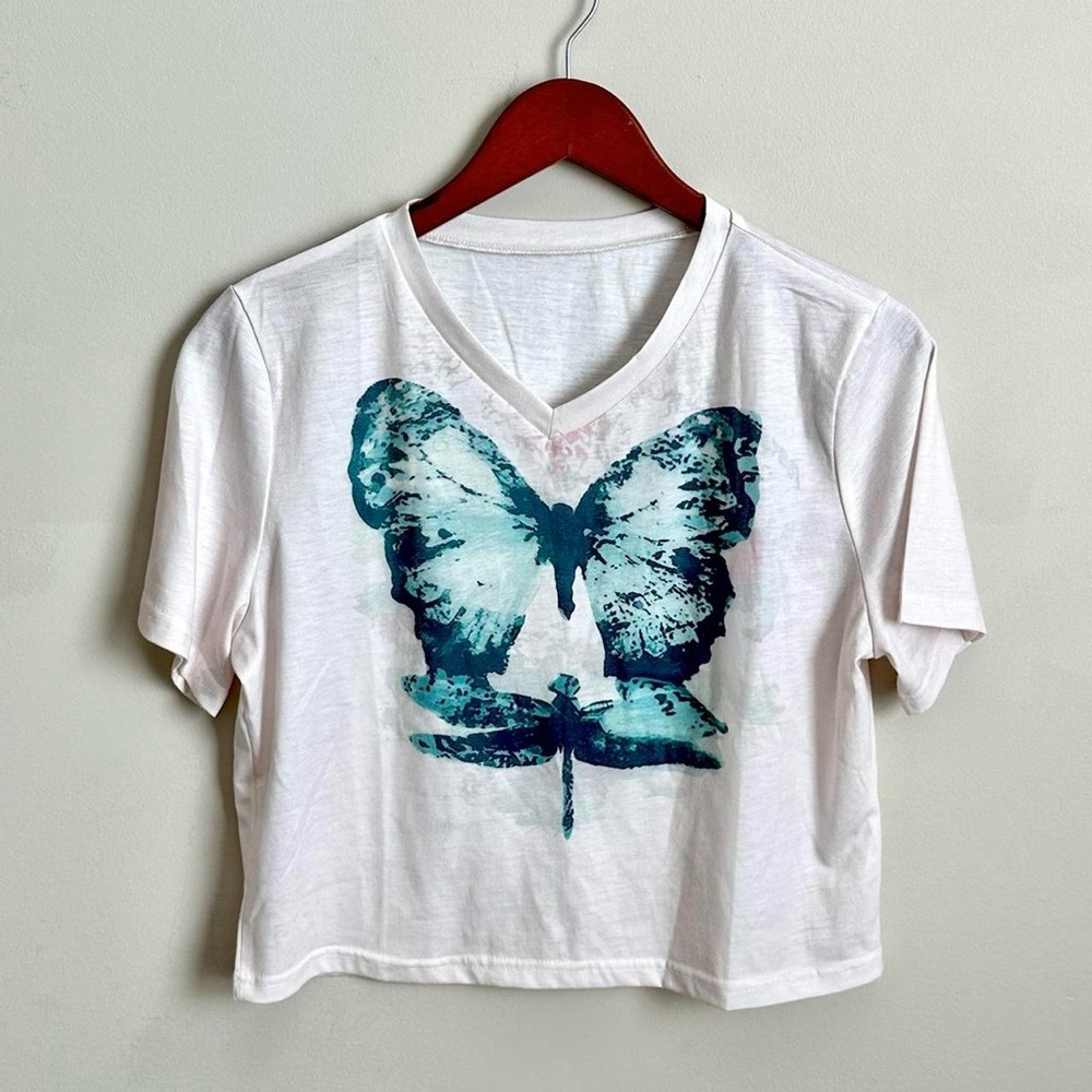Yesstyle y2k Tee cropped